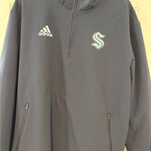 adidas Other - KRAKEN-Adidas Men's Dark Blue Quarter-Zip Sweatshirt